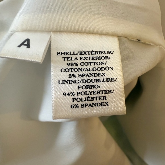 Ann Taylor Floral Sleeveless Cotton Sheath Dress Midi Length Women’s Size 6T - Picture 10 of 11